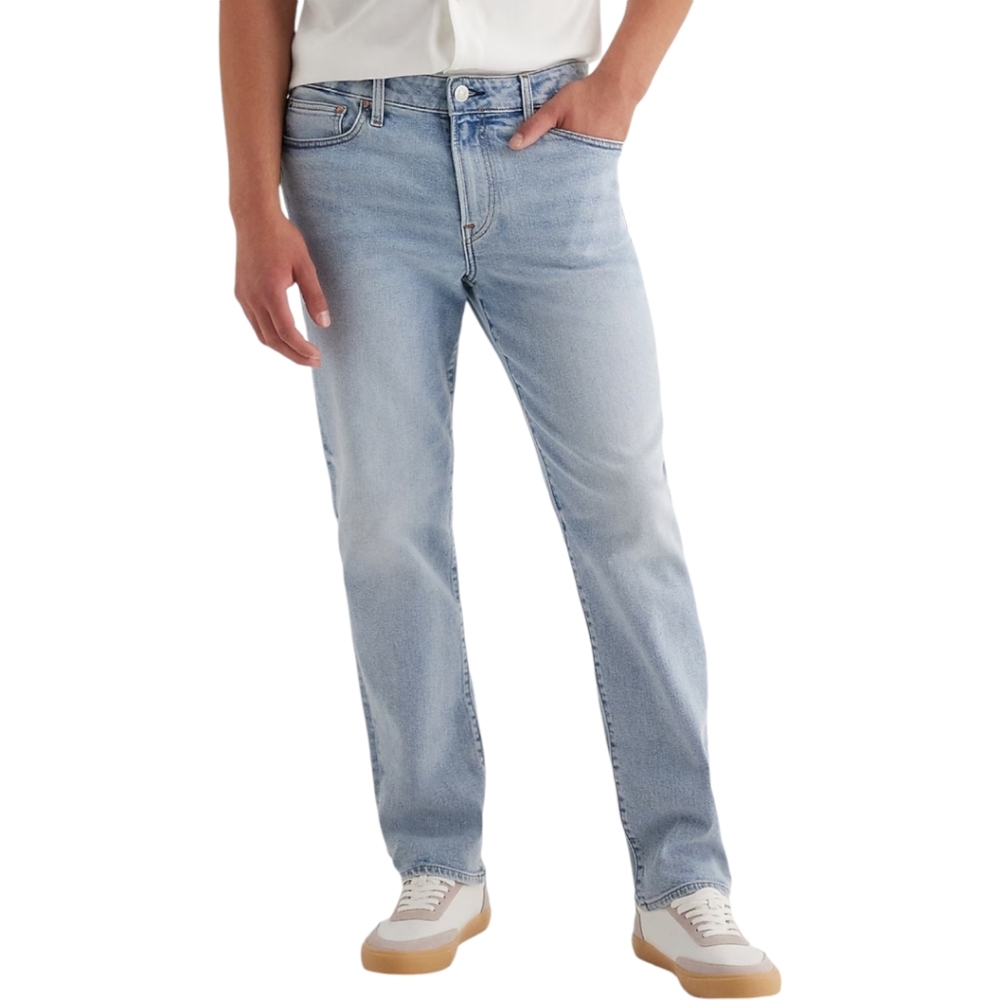 Express Jeans Mens 28x32 Slim Straight Light Wash Hyper Stretch Denim Pants